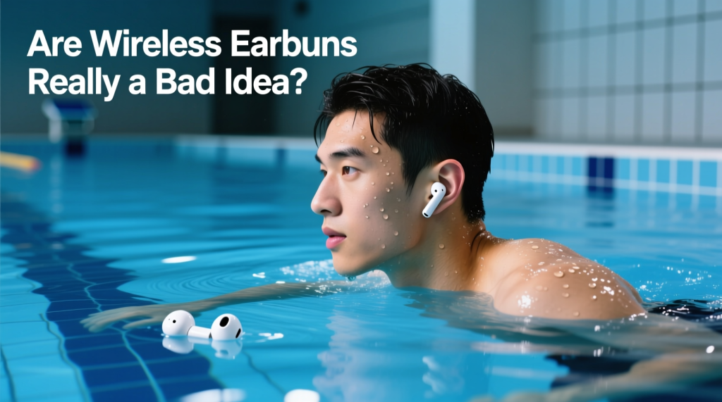 can I use wireless earbuds while swimming